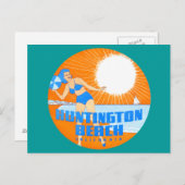 1947 Huntington Beach California Briefkaart (Voorkant / Achterkant)