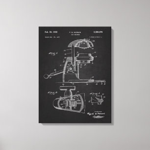 1947 Ice Crusher Art Canvas Afdruk