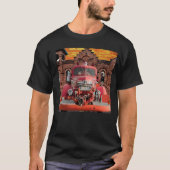 1947 International Fire Truck Design T-shirt (Voorkant)