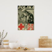 1947 Pools Rode Kruis Poster (Keuken)