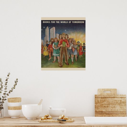 1947 Poster van de kinderboekweek (Keuken)