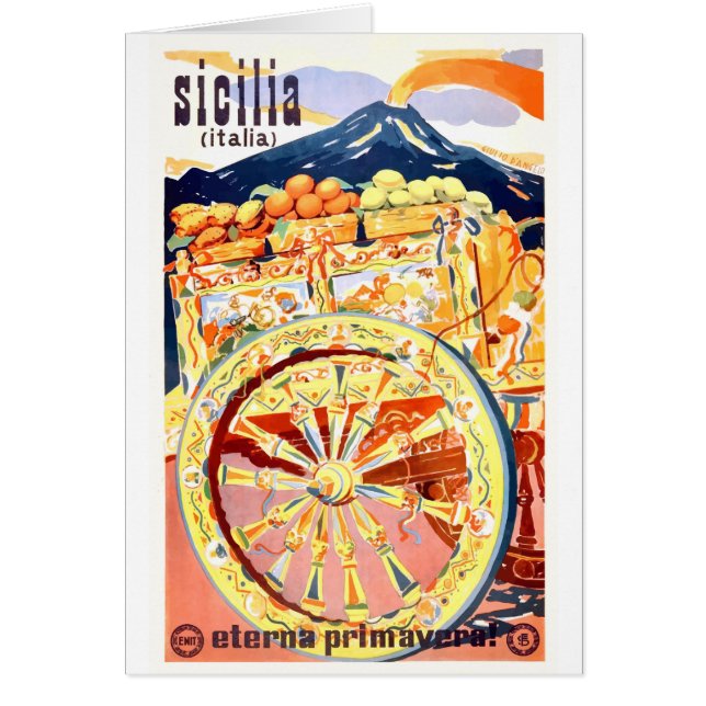 1947 Sicilië - reisposter eternal Spring (Voorkant)