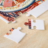 1947 Sicilië - reisposter eternal Spring Legpuzzel (Zijkant)