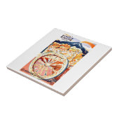 1947 Sicilië - reisposter eternal Spring Tegeltje (Zijkant)