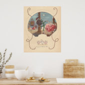 1947 White Star Cunard Menu Poster (Keuken)