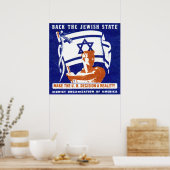 1947 Zionistisch Poster (Keuken)