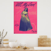 1948 Al mijn liefde Poster (Keuken)