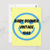1948 baby Boomer Briefkaart (Voorkant / Achterkant)