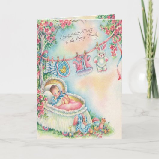 1948  Baby - Gefeliciteerd Kaart (Voorkant)