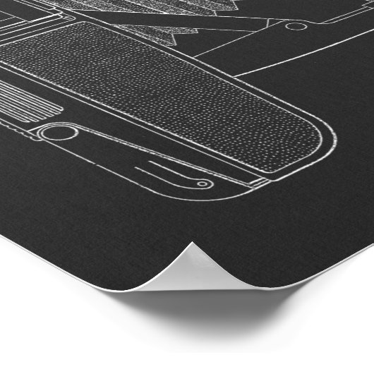 1948  camera patenttekenafdrukken poster (Hoek)