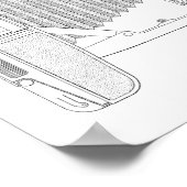 1948  camera patenttekenafdrukken poster (Hoek)