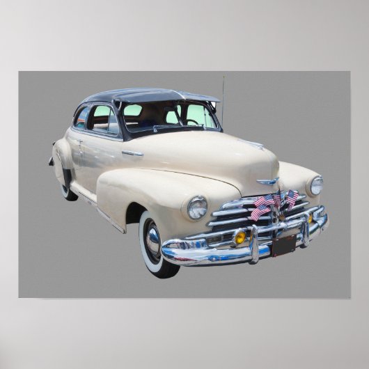 1948 Chevrolet Fleetmaster Antiek auto Poster (Voorkant)
