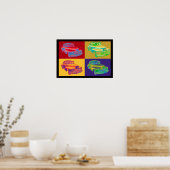 1948 Chevrolet Fleetmaster Antiek Car Pop Art Poster (Keuken)