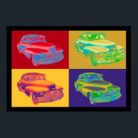 1948 Chevrolet Fleetmaster Antiek Car Pop Art Poster<br><div class="desc">Colorful classic 1948 Chevrolet Fleetmaster antiek car pop art.</div>