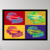 1948 Chevrolet Fleetmaster Antiek Car Pop Art Poster (Voorkant)