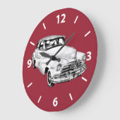 1948 Chevrolet Fleetmaster Car Illustration Grote Klok (Hoek)