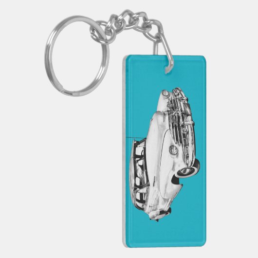 1948 Chevrolet Fleetmaster Car Illustration Sleutelhanger (Voorkant Links)