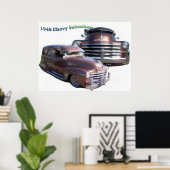 1948 Chevy Suburban Art Print III (Thuiskantoor)