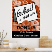 1948 Donut Poster (Keuken)