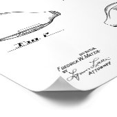 1948 Driver Golf Club Patent Art Drawing Print (Hoek)