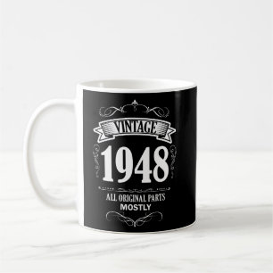 1948 grappig 70e verjaardag Mannen Shirt Koffiemok
