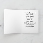 1948 Great Events Birthday Card Kaart (Binnen)