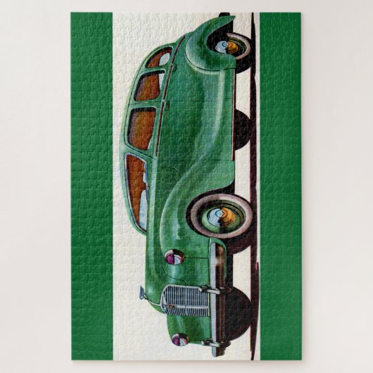 1948 groene Austin Devon Legpuzzel (Verticaal)