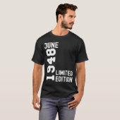 1948 June Happy Birthday Party T-shirt (Voorkant volledig)