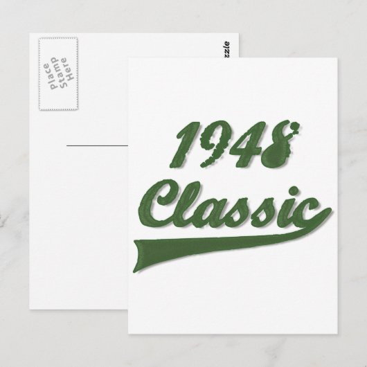 1948 Klassiek Briefkaart (Voorkant / Achterkant)