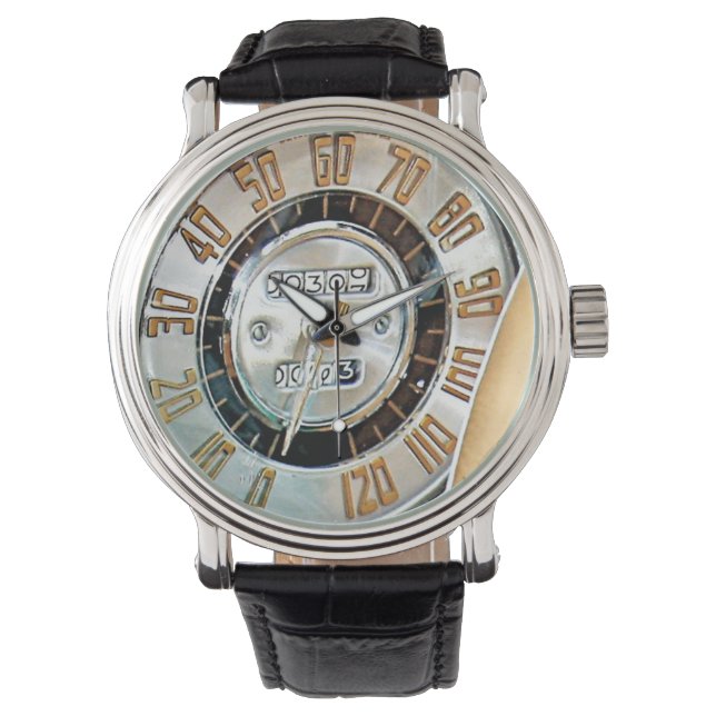 1948 Klassieke Autosnelheidsmeter Horloge (Voorkant)