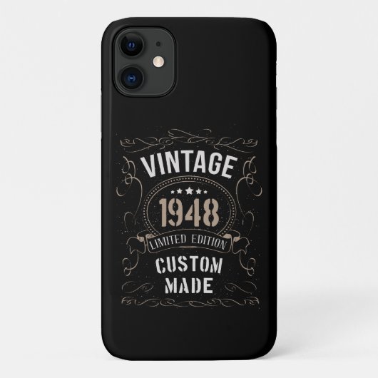  1948 Limited Edition Custom made Case-Mate iPhone Case (Achterkant)