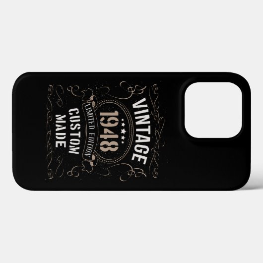 1948 Limited Edition Custom made Case-Mate iPhone Case (Achterkant (horizontaal))