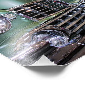 1948 Lincoln Convertible & !953 Buick Skylark Foto Afdruk (Hoek)