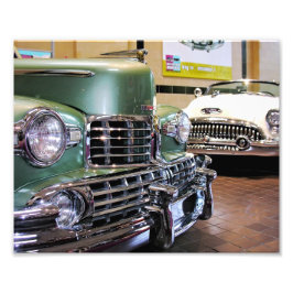 1948 Lincoln Convertible & !953 Buick Skylark Foto Afdruk