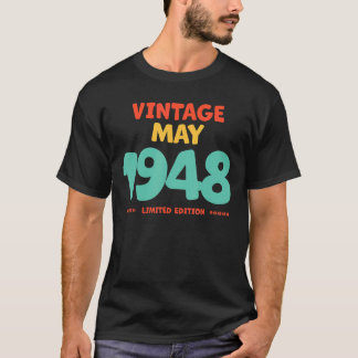 1948 mei Legend, geboren in mei 1948 T-shirt