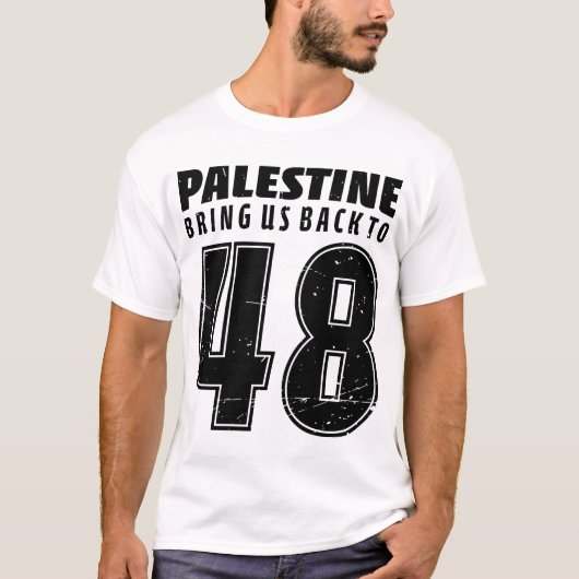 1948 Palestijnse hoop op vrijheid voor Nakba T-shirt (Voorkant)