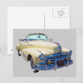 1948 Pontiac Silver Streak Converteerbare Auto Briefkaart (Voorkant / Achterkant)