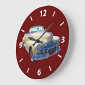 1948 Pontiac Silver Streak Converteerbare Auto Grote Klok (Hoek)