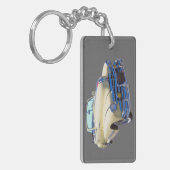 1948 Pontiac Silver Streak Converteerbare Auto Sleutelhanger (Voorkant Links)