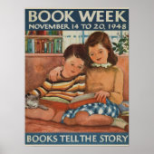 1948 Poster van de boekweek van kinderen (Voorkant)