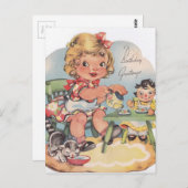 1948 Zeerdagse groeten Briefkaart (Voorkant / Achterkant)