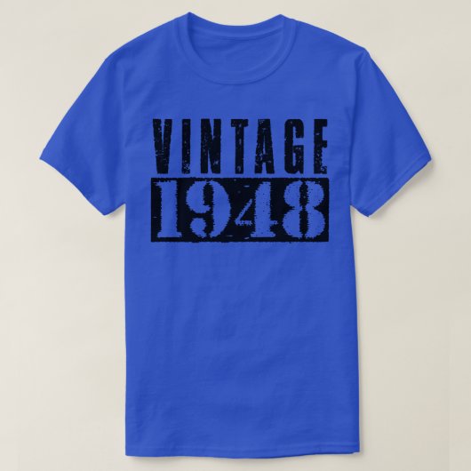  1948  Zwart Tekst T-shirt (Design voorkant)