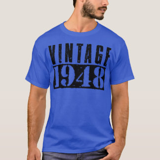  1948  Zwart Tekst T-shirt