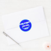 1949 baby-boomer ronde sticker (Envelop)