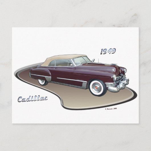 1949 CADILLAC BRIEFKAART (Voorkant)