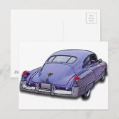 1949 Cadillac Sedanette Briefkaart (Voorkant / Achterkant)