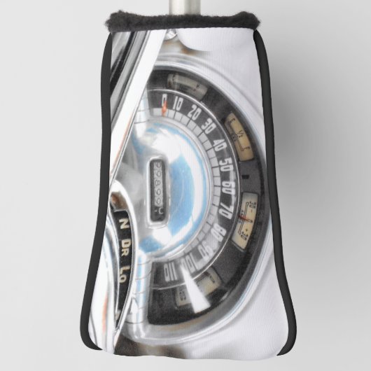 1949 Classic Car Speedometer Golfheadcover (Draai 90)