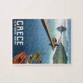 1949 Corfu Greece Travel poster Legpuzzel (Horizontaal)