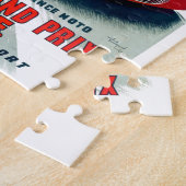 1949 Frans het Rennen van Grand Prix Poster Legpuzzel (Zijkant)