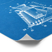 1949 Golf Ball T-shirt Patent Art Drawing Print (Hoek)